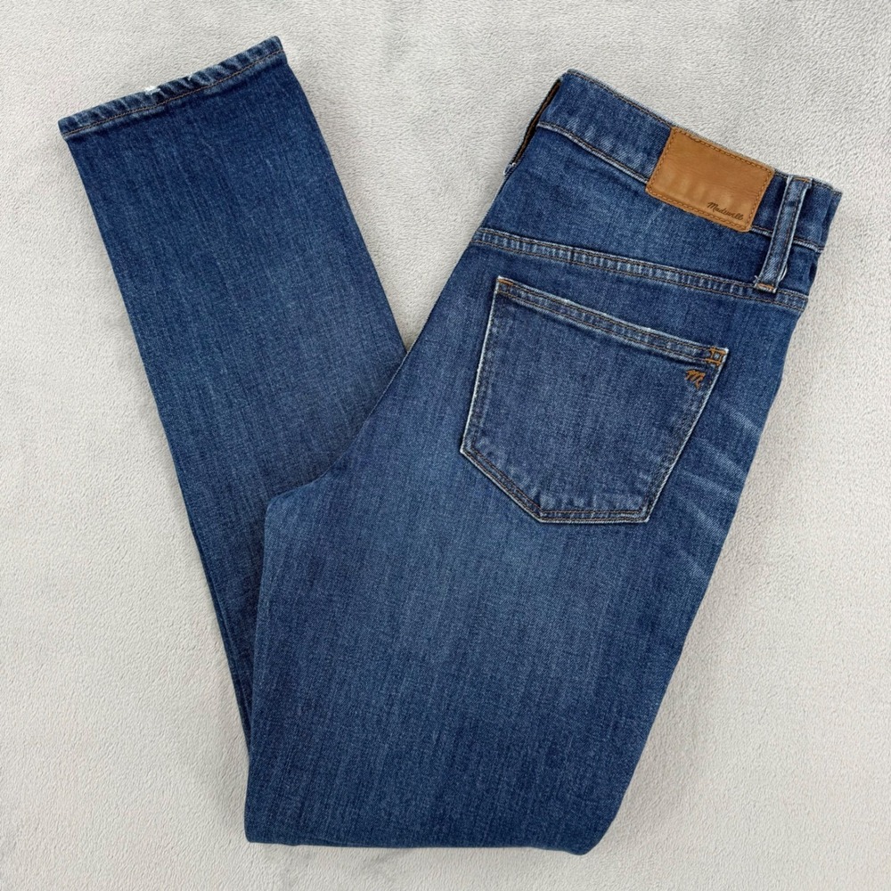 Madewell Slim Boyjean Jeans Womens 26 High Rise Medium Wash Blue Denim Boyfriend
